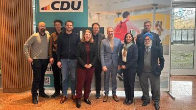 Unser Vorstand auf dem Kreisparteitag im Januar 2026 zur Einstimmung auf die Kommunalwahl